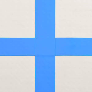 Στρώμα Ενόργανης Φουσκωτό Μπλε 300 x 100 x 15 εκ. PVC με Τρόμπα