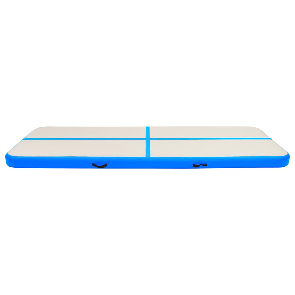 Στρώμα Ενόργανης Φουσκωτό Μπλε 500 x 100 x 15 εκ. PVC με Τρόμπα