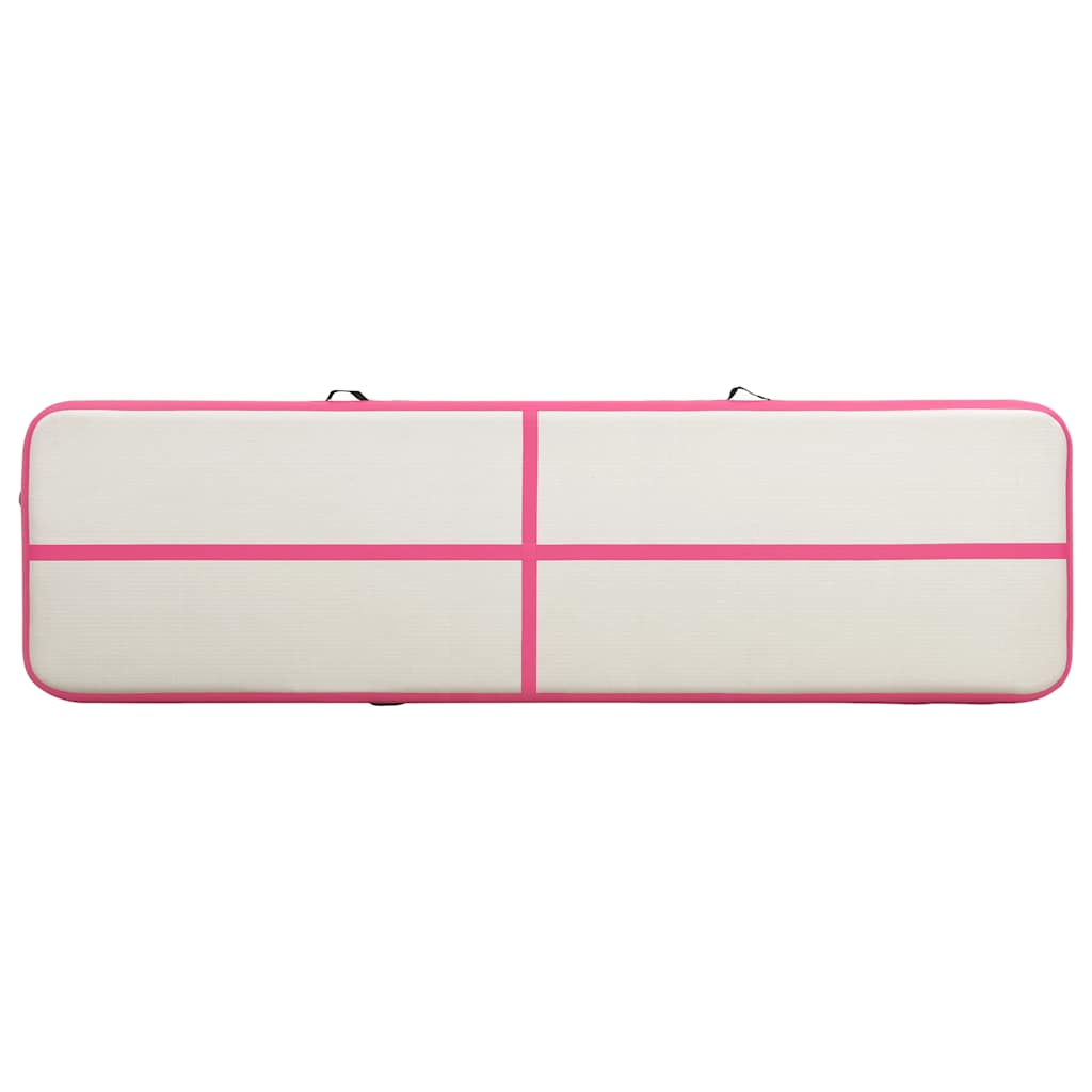 Στρώμα Ενόργανης Φουσκωτό Ροζ 600 x 100 x 15 εκ. PVC με Τρόμπα
