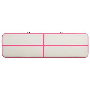 Στρώμα Ενόργανης Φουσκωτό Ροζ 600 x 100 x 15 εκ. PVC με Τρόμπα