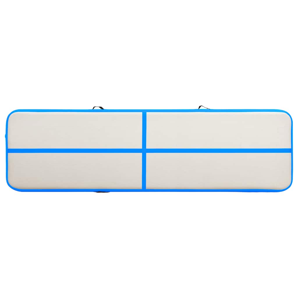 Στρώμα Ενόργανης Φουσκωτό Μπλε 600 x 100 x 15 εκ. PVC με Τρόμπα
