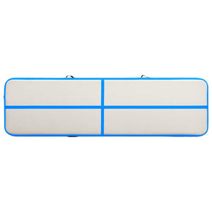 Στρώμα Ενόργανης Φουσκωτό Μπλε 600 x 100 x 15 εκ. PVC με Τρόμπα