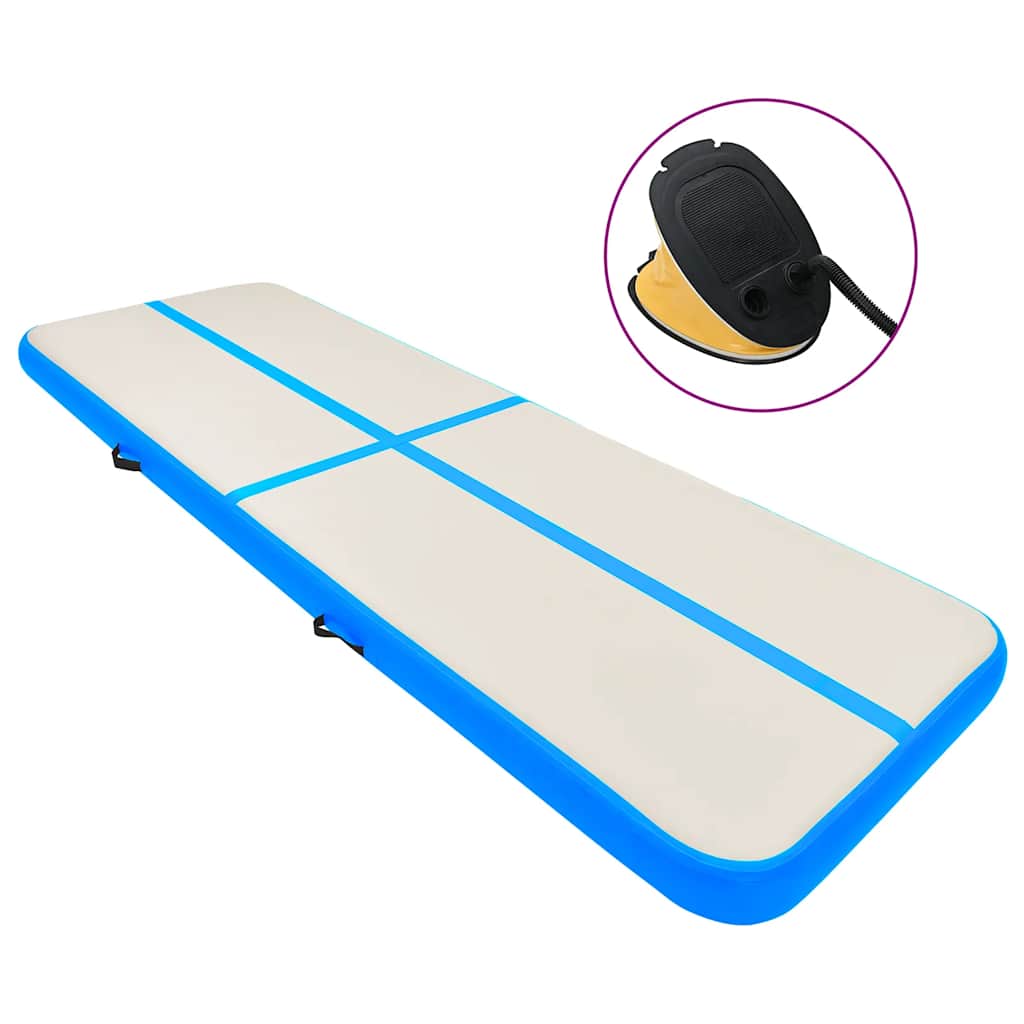 Στρώμα Ενόργανης Φουσκωτό Μπλε 700 x 100 x 15 εκ. PVC με Τρόμπα