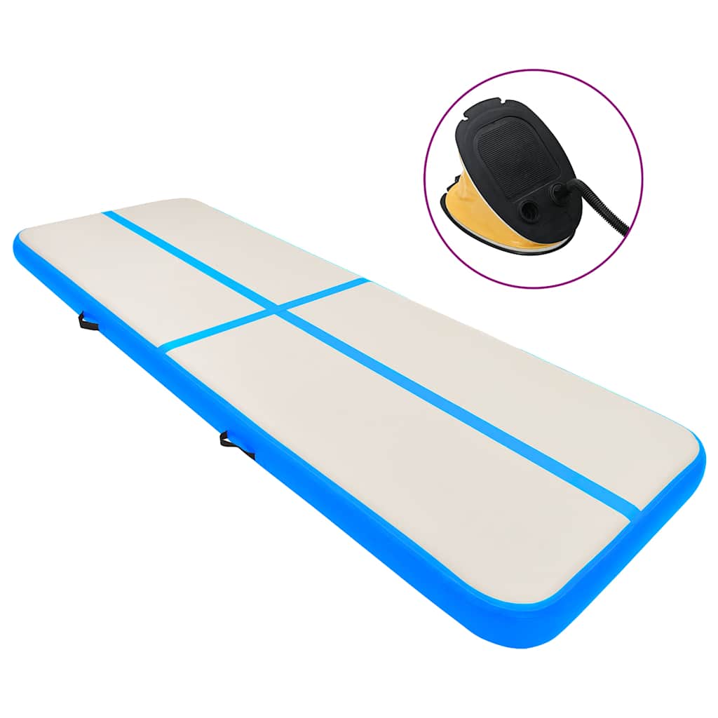 Στρώμα Ενόργανης Φουσκωτό Μπλε 800 x 100 x 15 εκ. PVC με Τρόμπα