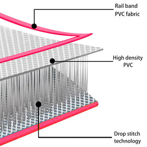 Στρώμα Ενόργανης Φουσκωτό Ροζ 300 x 100 x 20 εκ. PVC με Τρόμπα