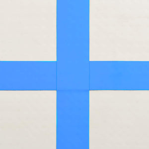 Στρώμα Ενόργανης Φουσκωτό Μπλε 400 x 100 x 20 εκ. PVC με Τρόμπα