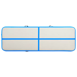 Στρώμα Ενόργανης Φουσκωτό Μπλε 500 x 100 x 20 εκ. PVC με Τρόμπα