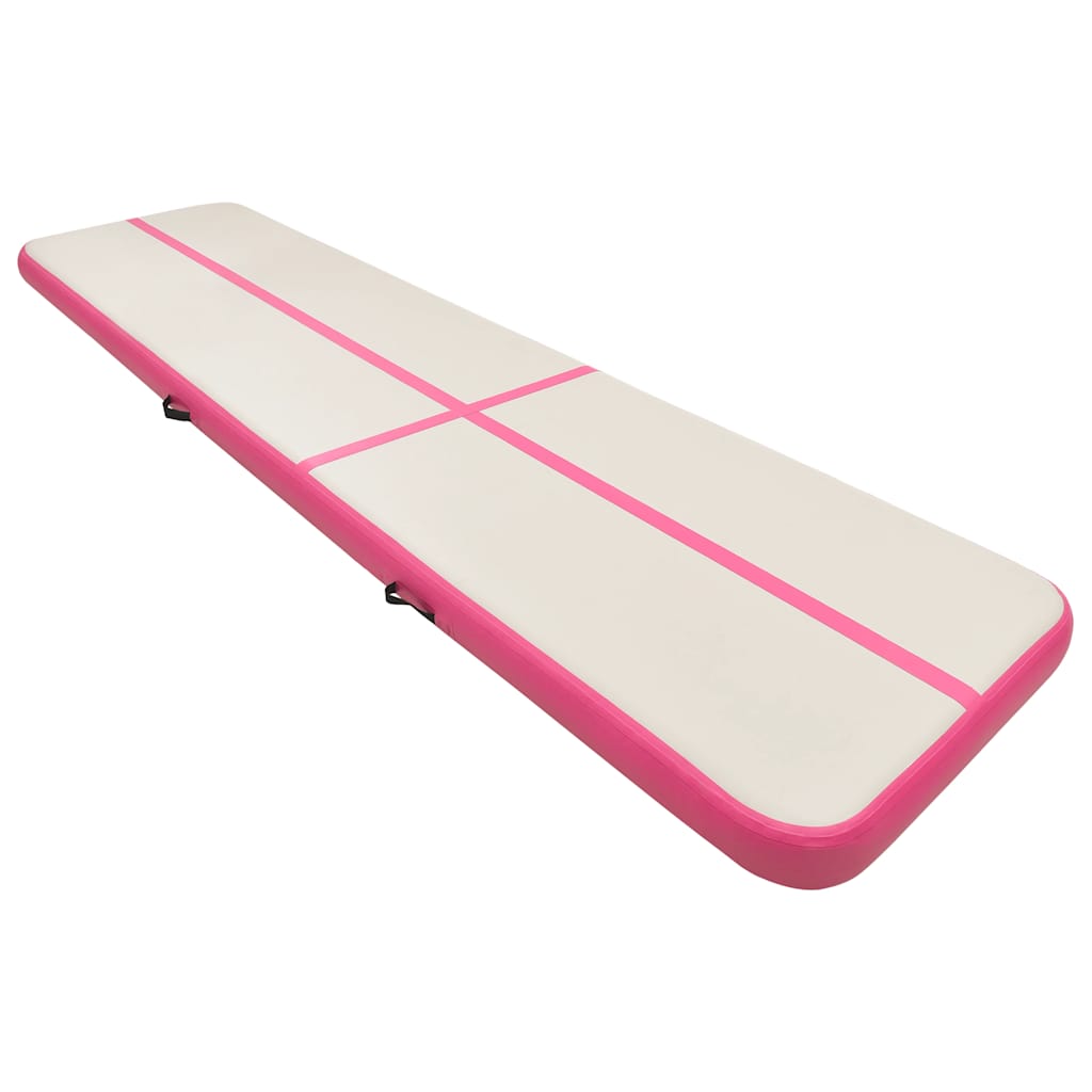 Στρώμα Ενόργανης Φουσκωτό Ροζ 600 x 100 x 20 εκ. PVC με Τρόμπα - Pakobazaar