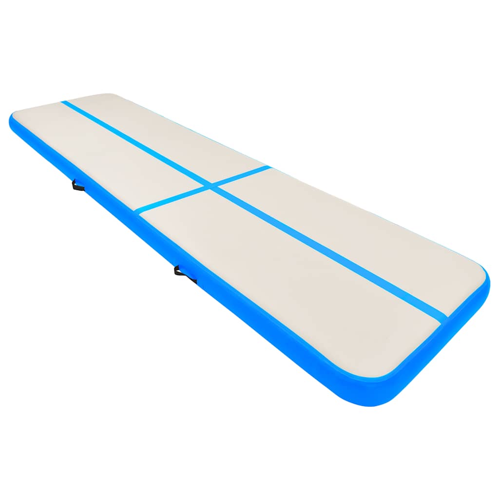 Στρώμα Ενόργανης Φουσκωτό Μπλε 800 x 100 x 20 εκ. PVC με Τρόμπα