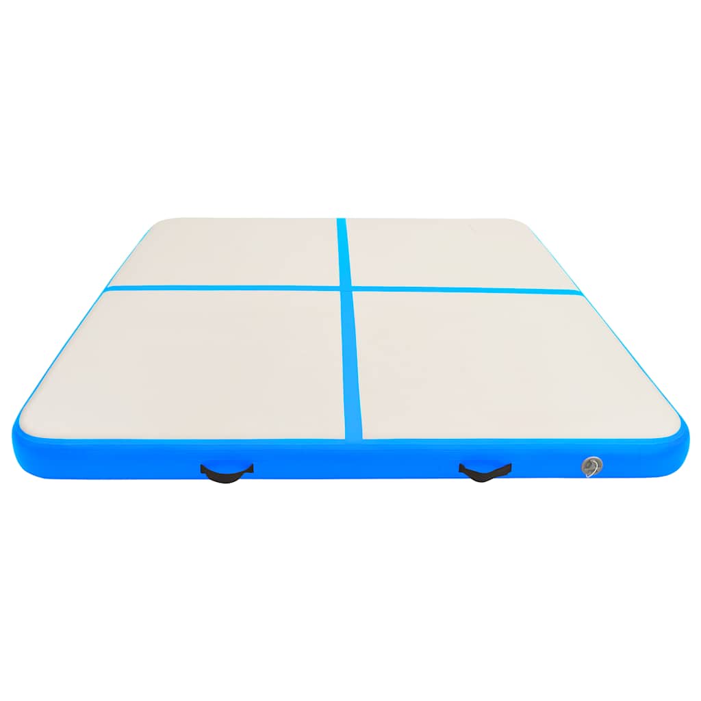 Στρώμα Ενόργανης Φουσκωτό Μπλε 200 x 200 x 10 εκ. PVC με Τρόμπα - Pakobazaar
