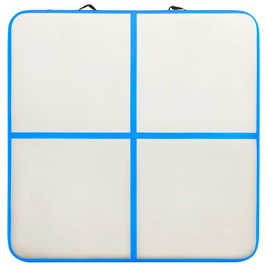 Στρώμα Ενόργανης Φουσκωτό Μπλε 200 x 200 x 10 εκ. PVC με Τρόμπα - Pakobazaar