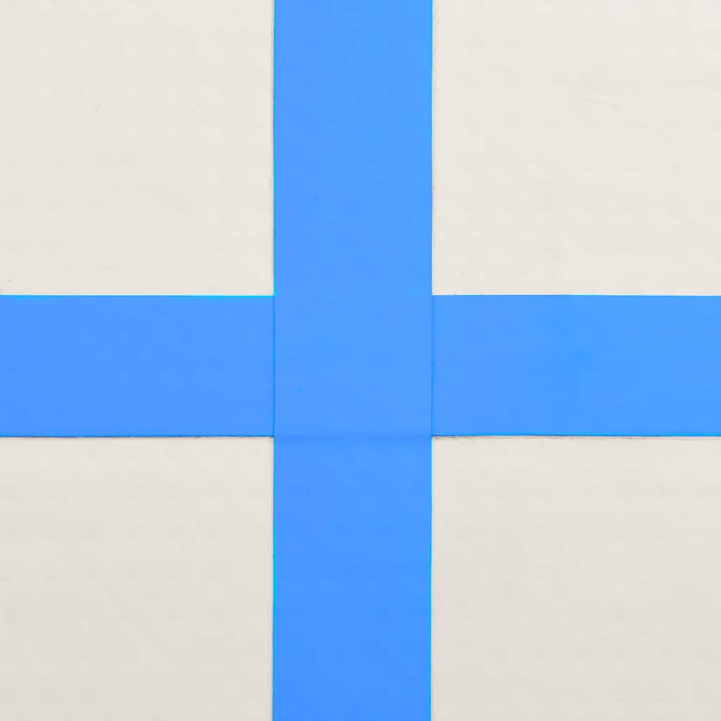 Στρώμα Ενόργανης Φουσκωτό Μπλε 200 x 200 x 15 εκ. PVC με Τρόμπα