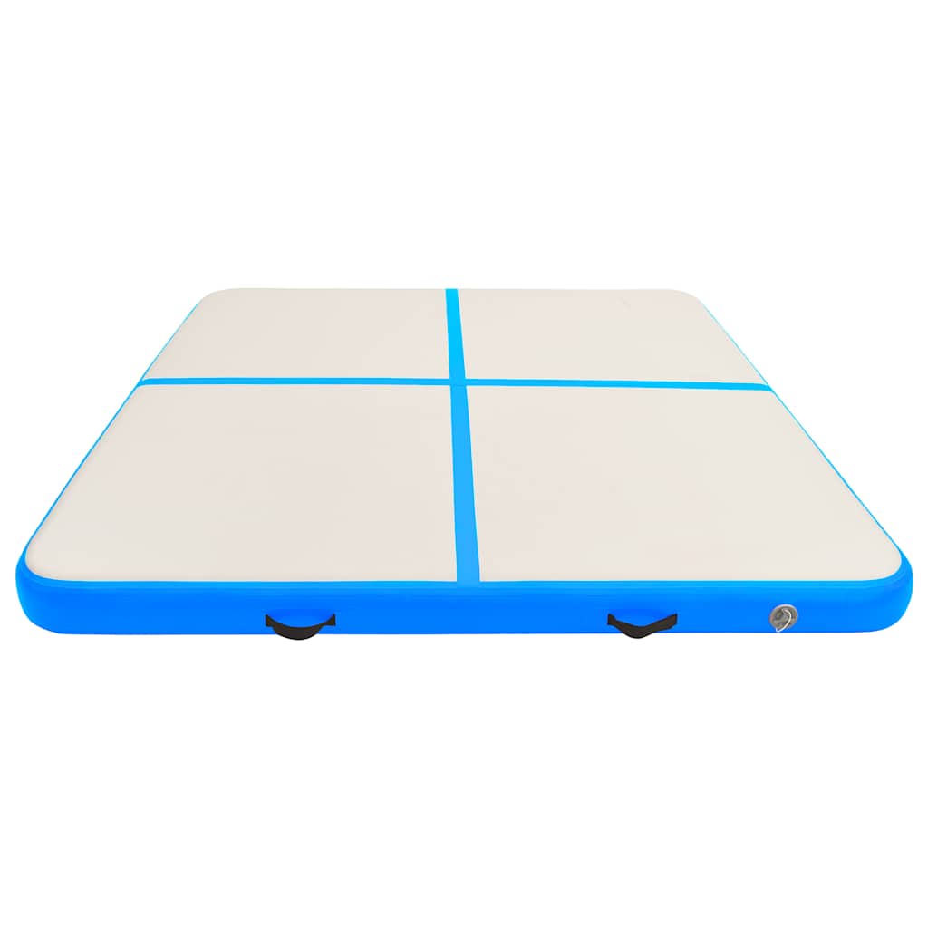 Στρώμα Ενόργανης Φουσκωτό Μπλε 200 x 200 x 15 εκ. PVC με Τρόμπα - Pakobazaar