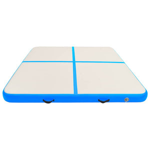 Στρώμα Ενόργανης Φουσκωτό Μπλε 200 x 200 x 15 εκ. PVC με Τρόμπα - Pakobazaar