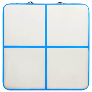Στρώμα Ενόργανης Φουσκωτό Μπλε 200 x 200 x 15 εκ. PVC με Τρόμπα