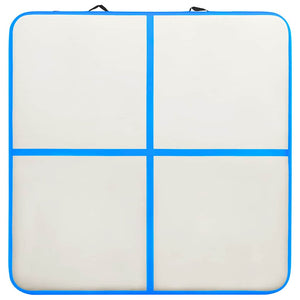 Στρώμα Ενόργανης Φουσκωτό Μπλε 200 x 200 x 15 εκ. PVC με Τρόμπα - Pakobazaar