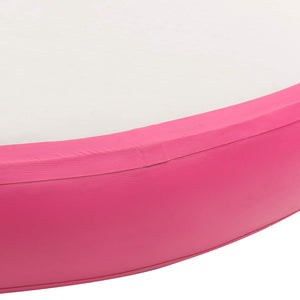 Στρώμα Γυμναστικής Φουσκωτό Ροζ 100x100x20 εκ. PVC με Τρόμπα - Pakobazaar