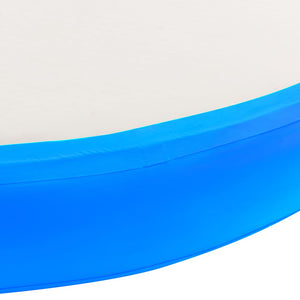 Στρώμα Γυμναστικής Φουσκωτό Μπλε 100x100x20 εκ. PVC με Τρόμπα - Pakobazaar