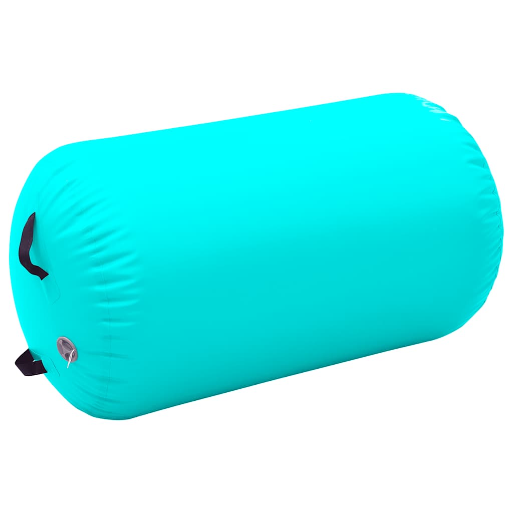 Κύλινδρος Γυμναστικής Φουσκωτός Πράσινος 100x60 εκ PVC & Τρόμπα - Pakobazaar