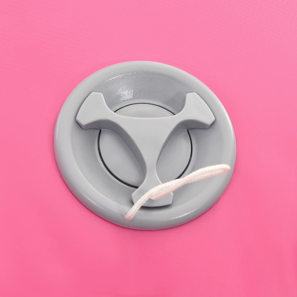 Κύλινδρος Γυμναστικής Φουσκωτός Ροζ 120 x 90 εκ. PVC & Τρόμπα - Pakobazaar