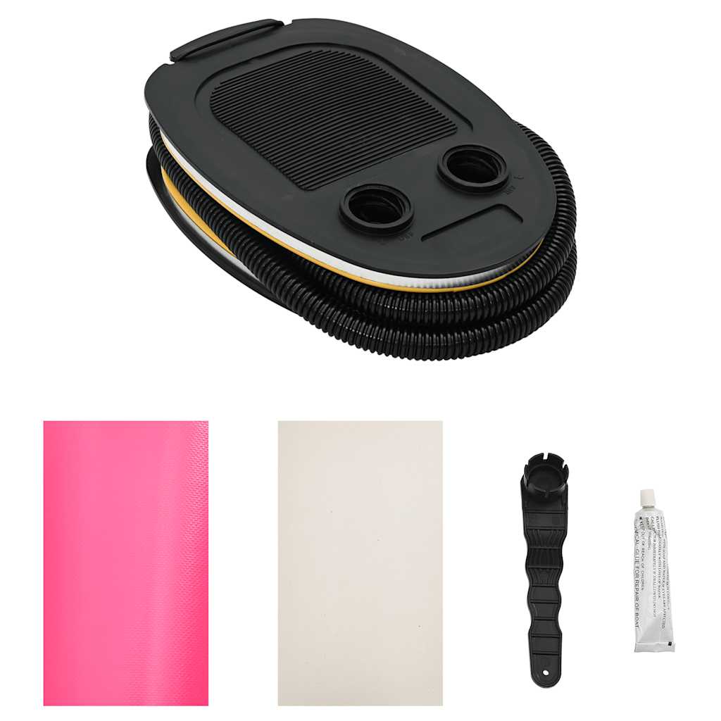 Κύλινδρος Γυμναστικής Φουσκωτός Ροζ 120 x 90 εκ. PVC & Τρόμπα - Pakobazaar