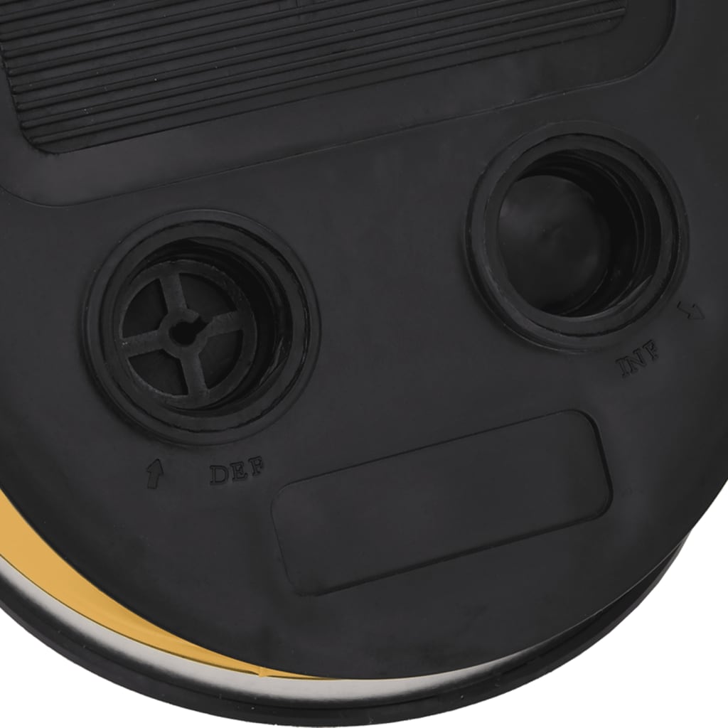 Τρόμπα Ποδιού 26x18 εκ Γκρι/Κίτρινο Πολυπρ/λένιο/ Πολυαιθ/νιο - Pakobazaar