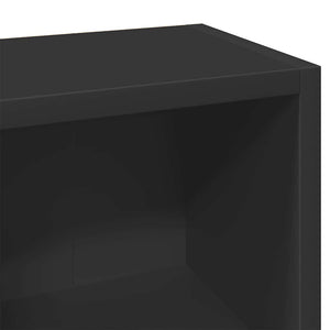 Έπιπλα για CD 2 τεμ. Μαύρα 21x16x93,5 εκ. από Μοριοσανίδα