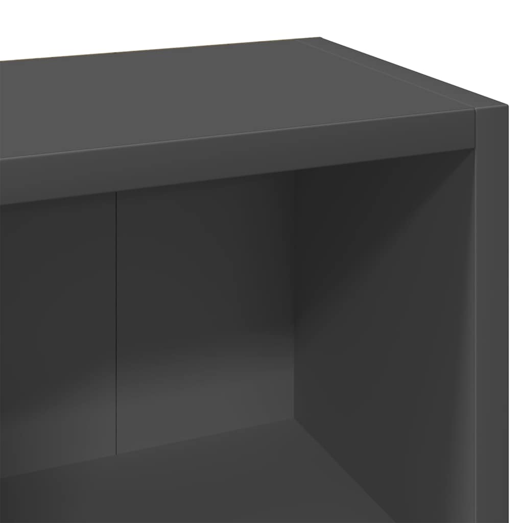 Έπιπλα για CD 2 τεμ. Γκρι 21x16x93,5 εκ. από Μοριοσανίδα - Pakobazaar