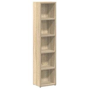 Έπιπλα για CD 2 τεμ. Sonoma Δρυς 21x16x93,5 εκ. από Μοριοσανίδα - Pakobazaar