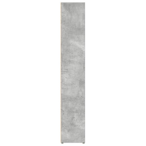 Έπιπλα CD 2 τεμ. Γκρι Σκυροδέματος 21x16x93,5 εκ. Μοριοσανίδα