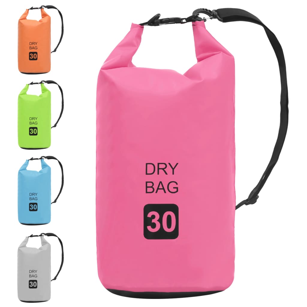 Σάκος Στεγανός Ροζ 30 Λίτρων από PVC