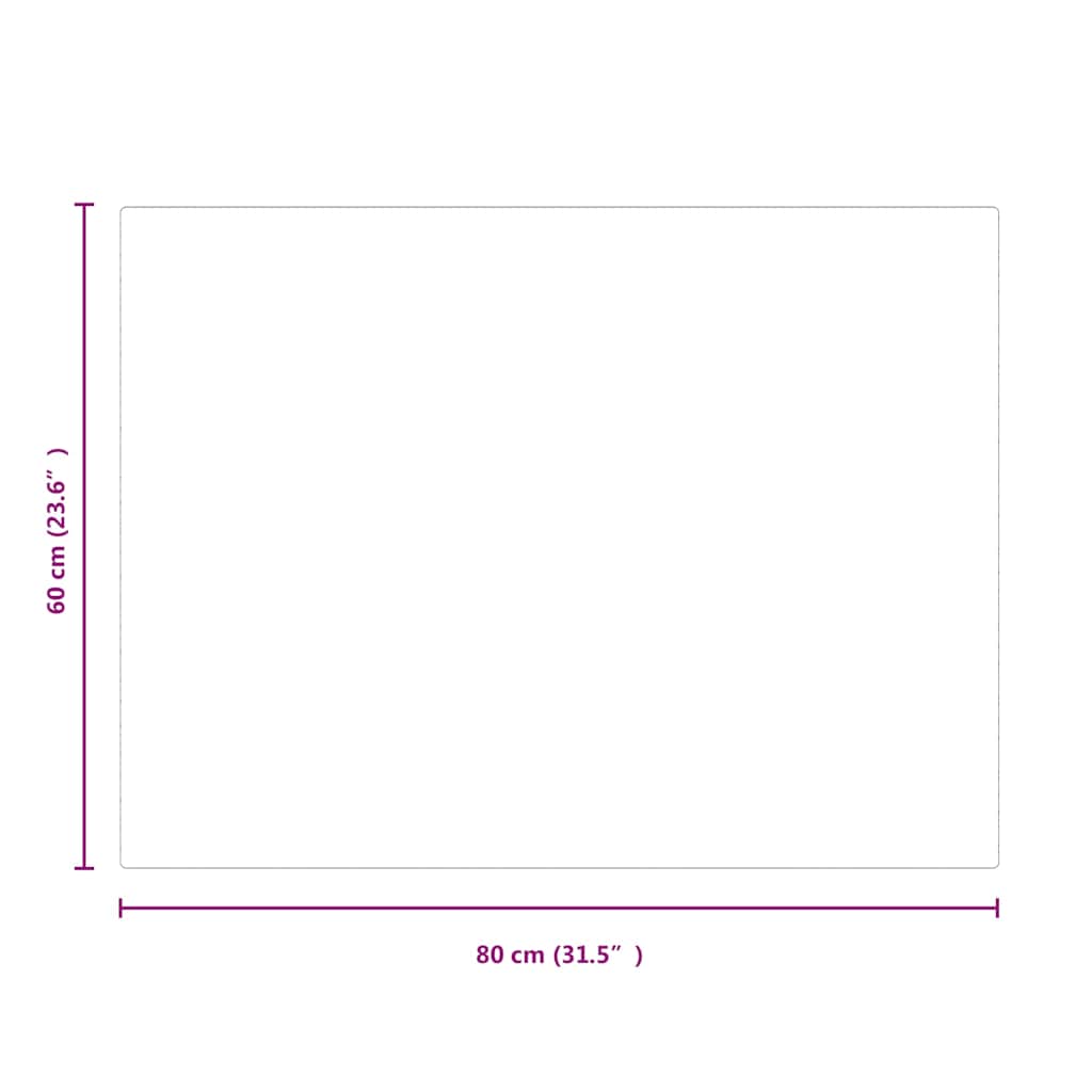 Πλάκα Τζακιού Ορθογώνια 80x60 εκ. Γυάλινη - Pakobazaar