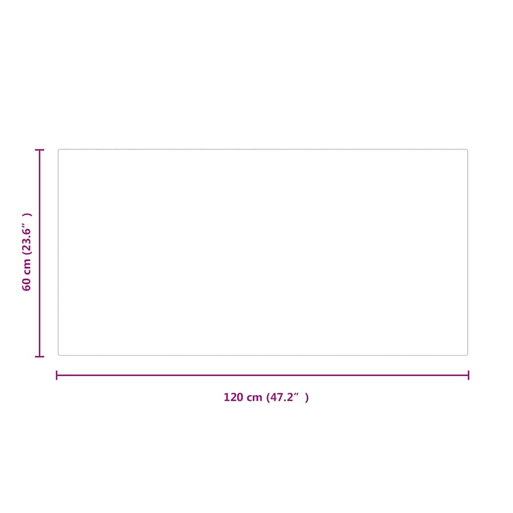 Πλάκα Τζακιού Ορθογώνια 120 x 60 εκ. Γυάλινη
