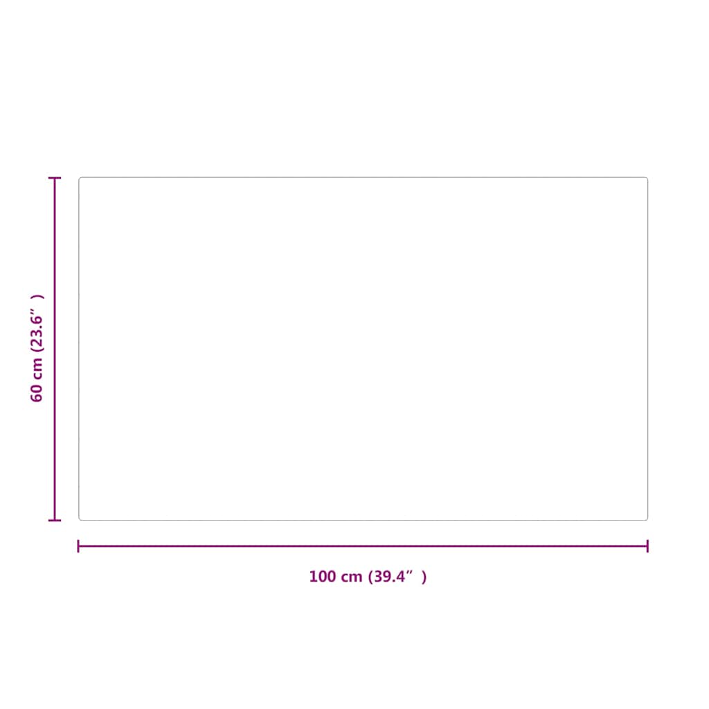Πλάκα Τζακιού Ορθογώνια 100 x 60 εκ. Γυάλινη - Pakobazaar