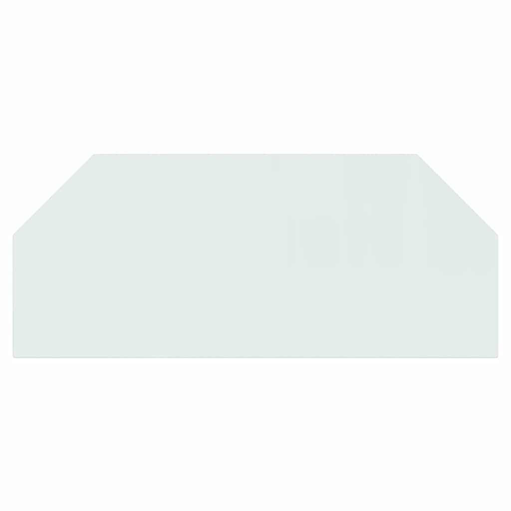 Πλάκα Τζακιού Εξάγωνη 120x50 εκ. Γυάλινη - Pakobazaar