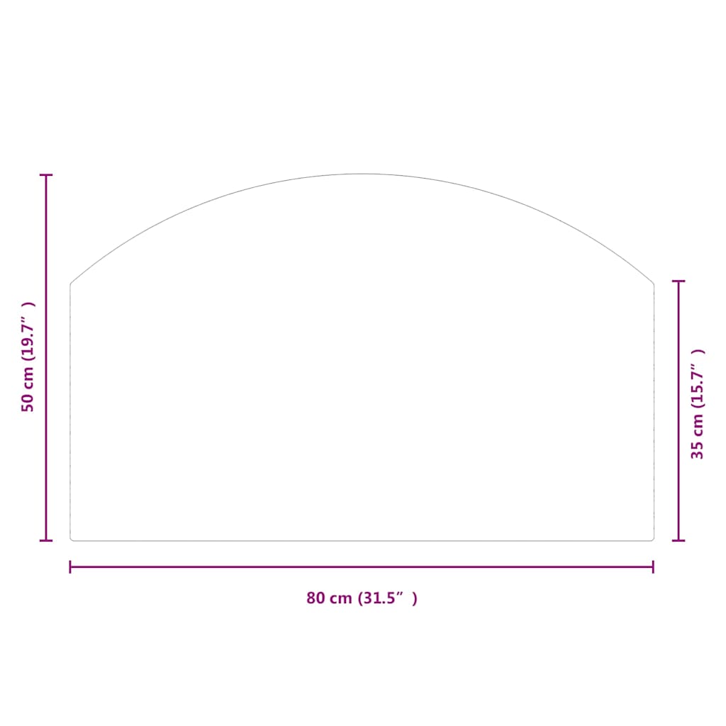Πλάκα Τζακιού 80 x 50 εκ. Γυάλινη
