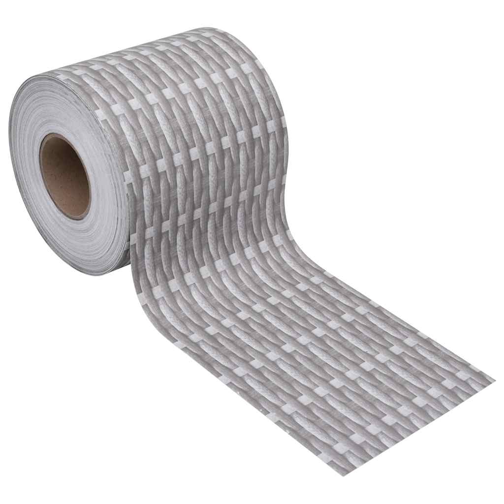 Λωρίδες Απορρήτου PVC 140x0,19 μ. Γκρι Ρατάν