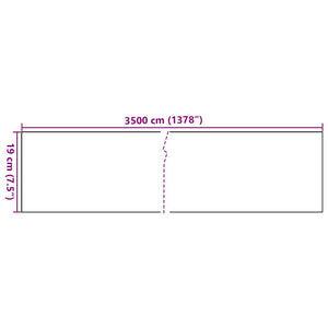 Περίφραξη Προστατευτική Κρεμ 35 x 0,19 μ. από PVC - PAKOBAZAAR