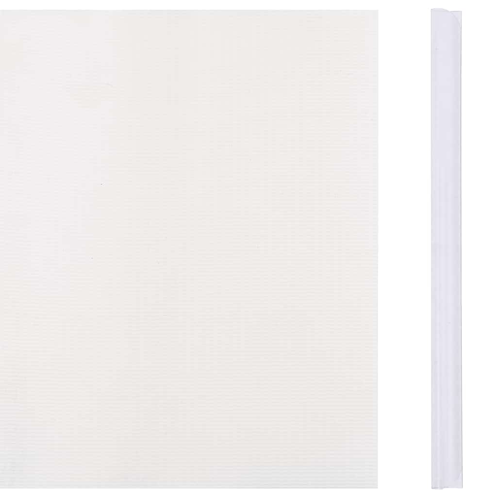 Περιφράξεις Προστατευτικές 4 τεμ. Λευκές 35 x 0,19 μ. από PVC - PAKOBAZAAR