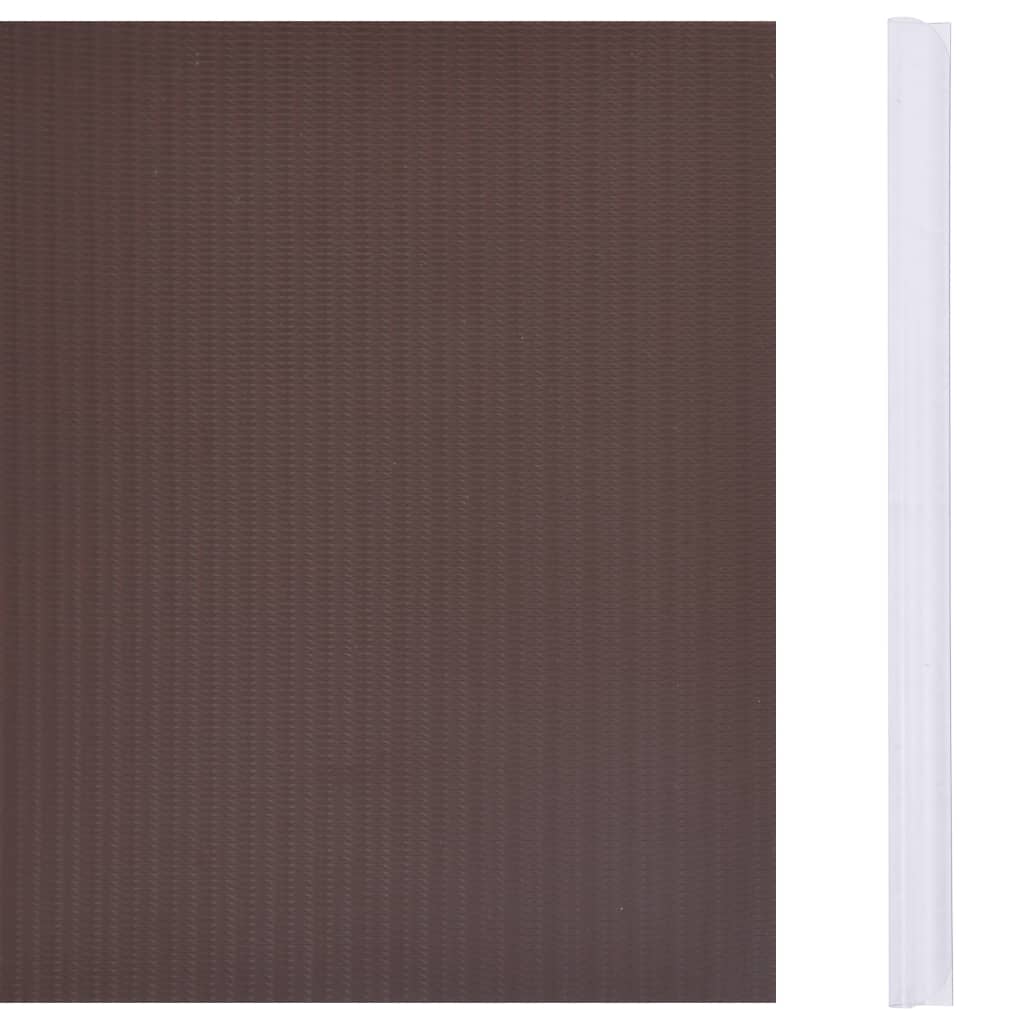Περίφραξη Προστατευτική Καφέ 35 x 0,19 μ. από PVC - Pakobazaar
