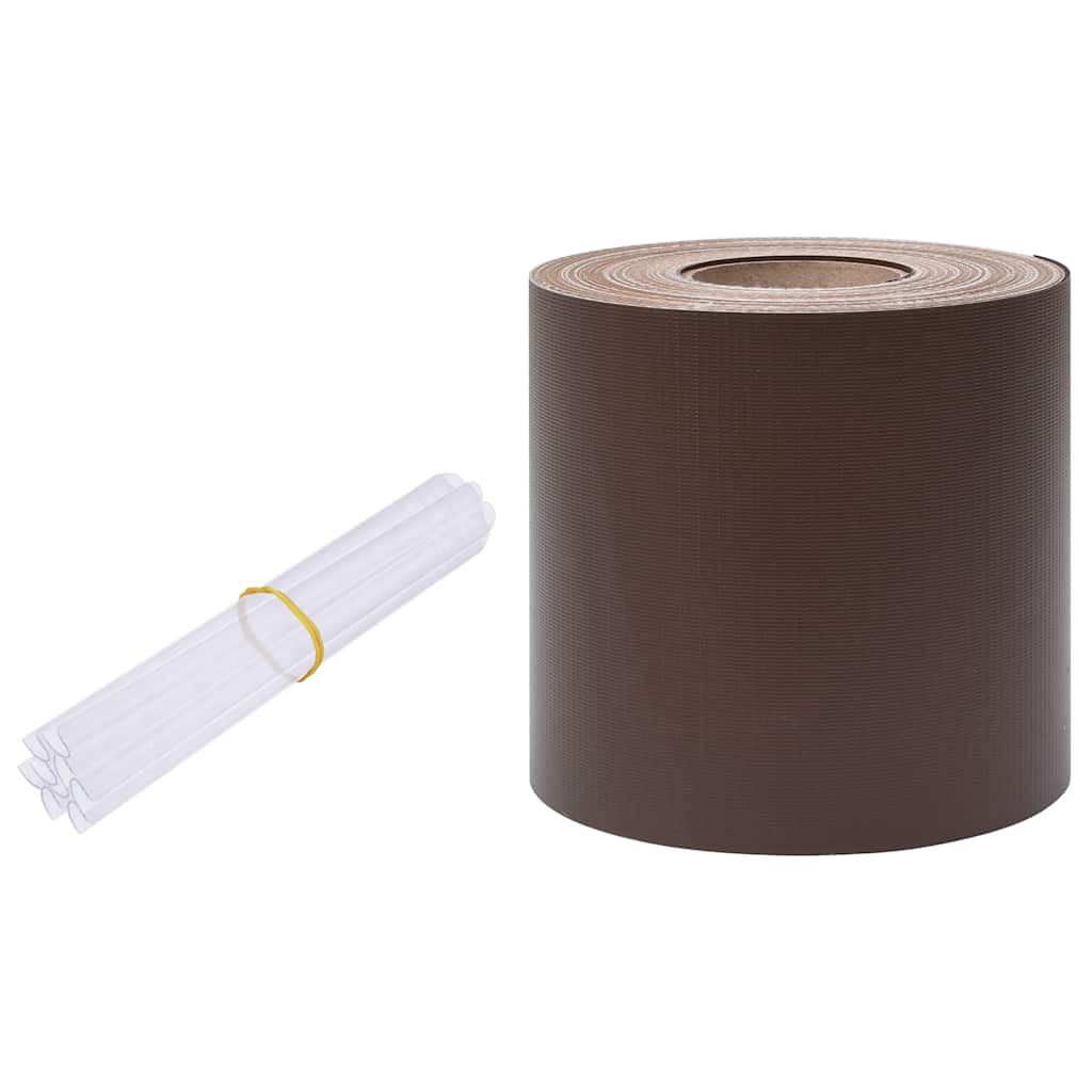 Περίφραξη Προστατευτική Καφέ 70 x 0,19 μ. από PVC - Pakobazaar