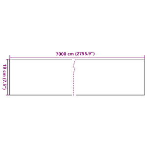 Περίφραξη Προστατευτική Καφέ 70 x 0,19 μ. από PVC - Pakobazaar