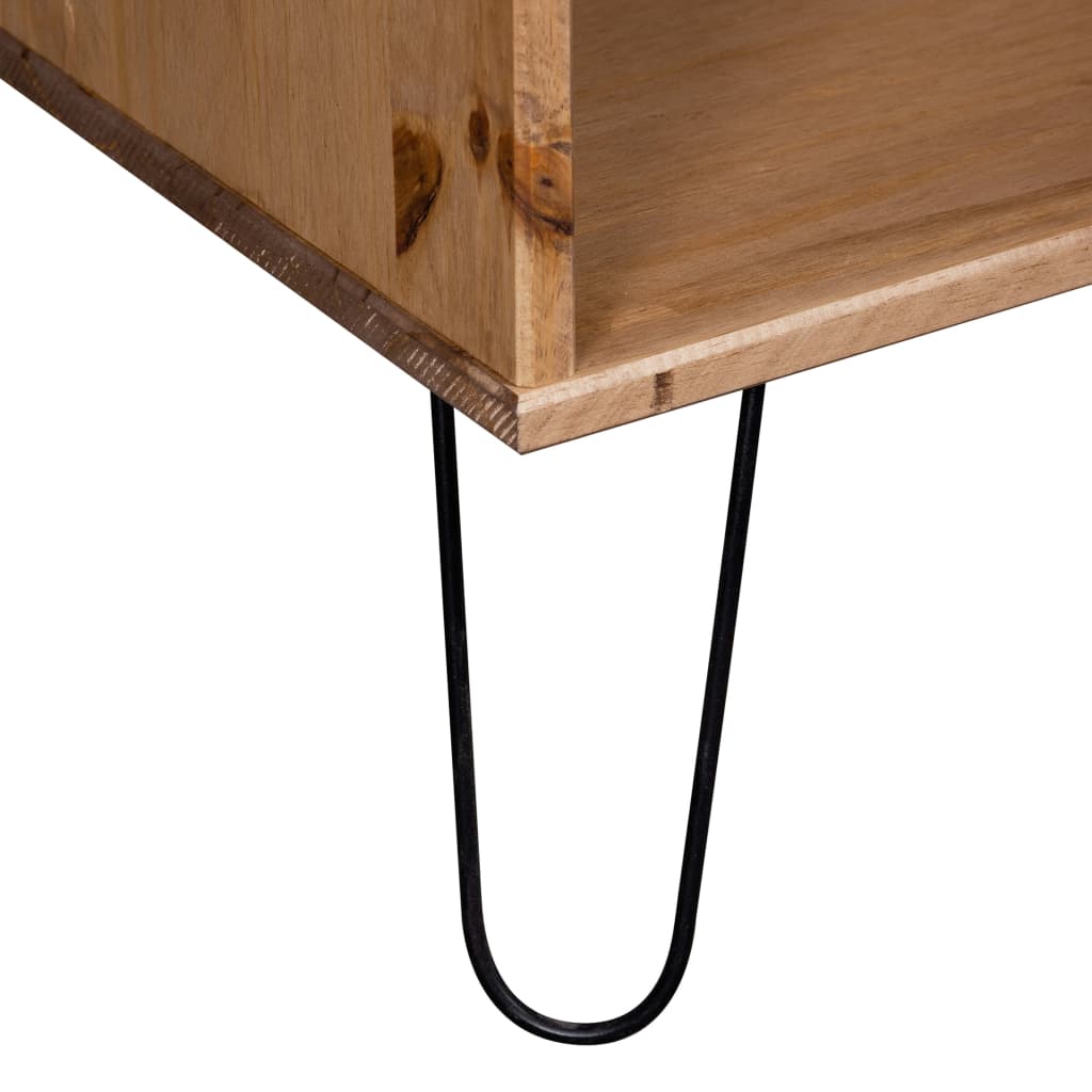 Τραπεζάκι Σαλονιού New York Αν. Χρώμα Ξύλου Μασίφ Ξύλο Πεύκου