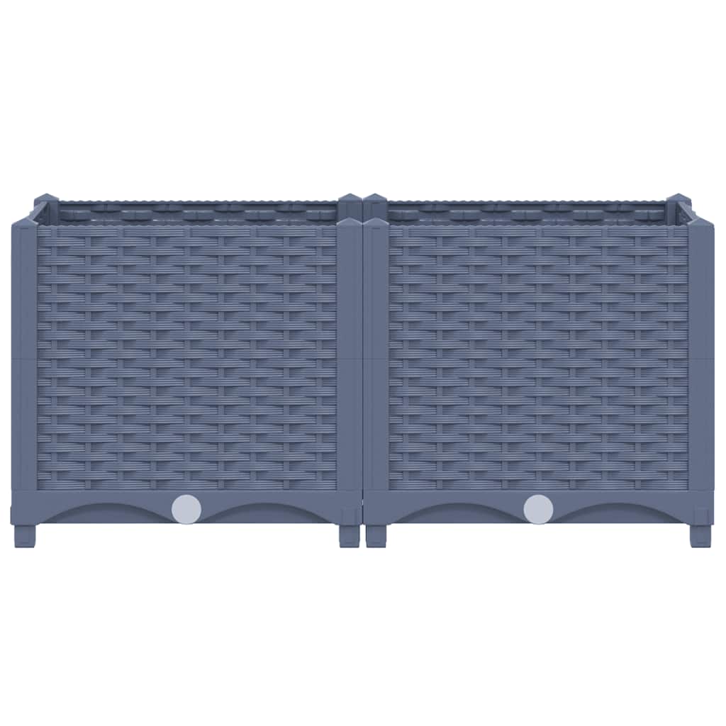 Ζαρντινιέρα 80 x 40 x 38 εκ. από Πολυπροπυλένιο - PAKOBAZAAR