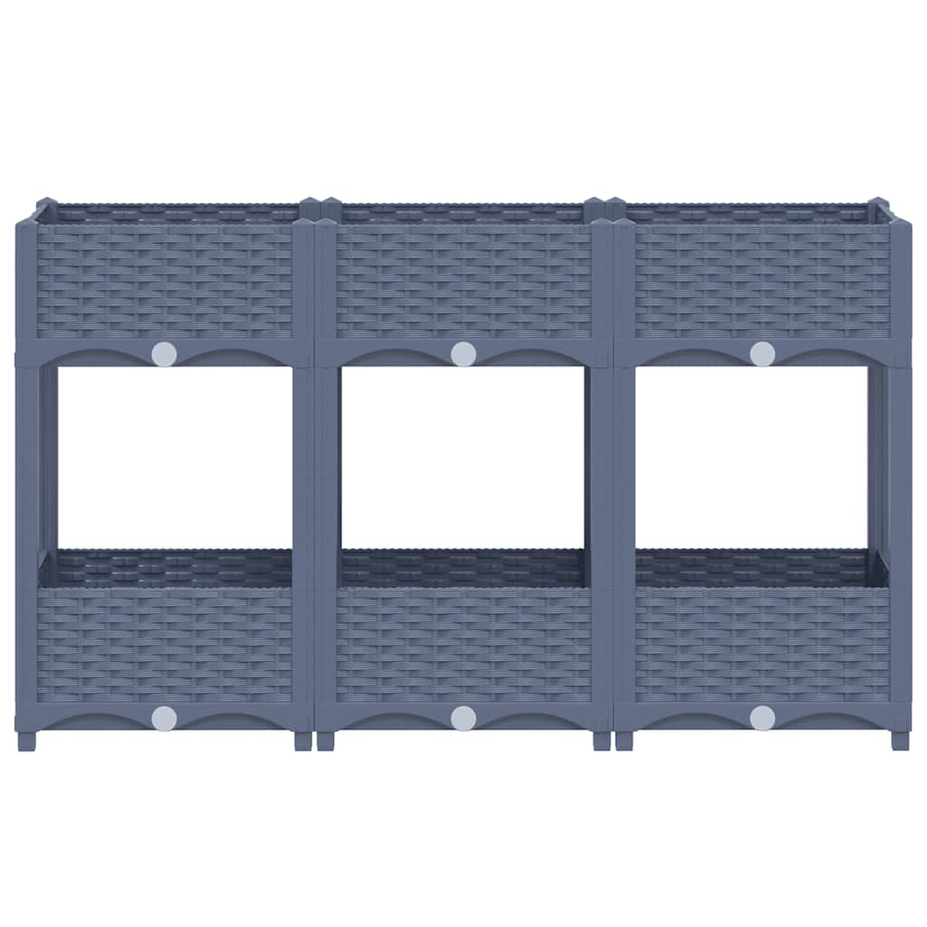 Ζαρντινιέρα 120 x 40 x 71 εκ. από Πολυπροπυλένιο - PAKOBAZAAR