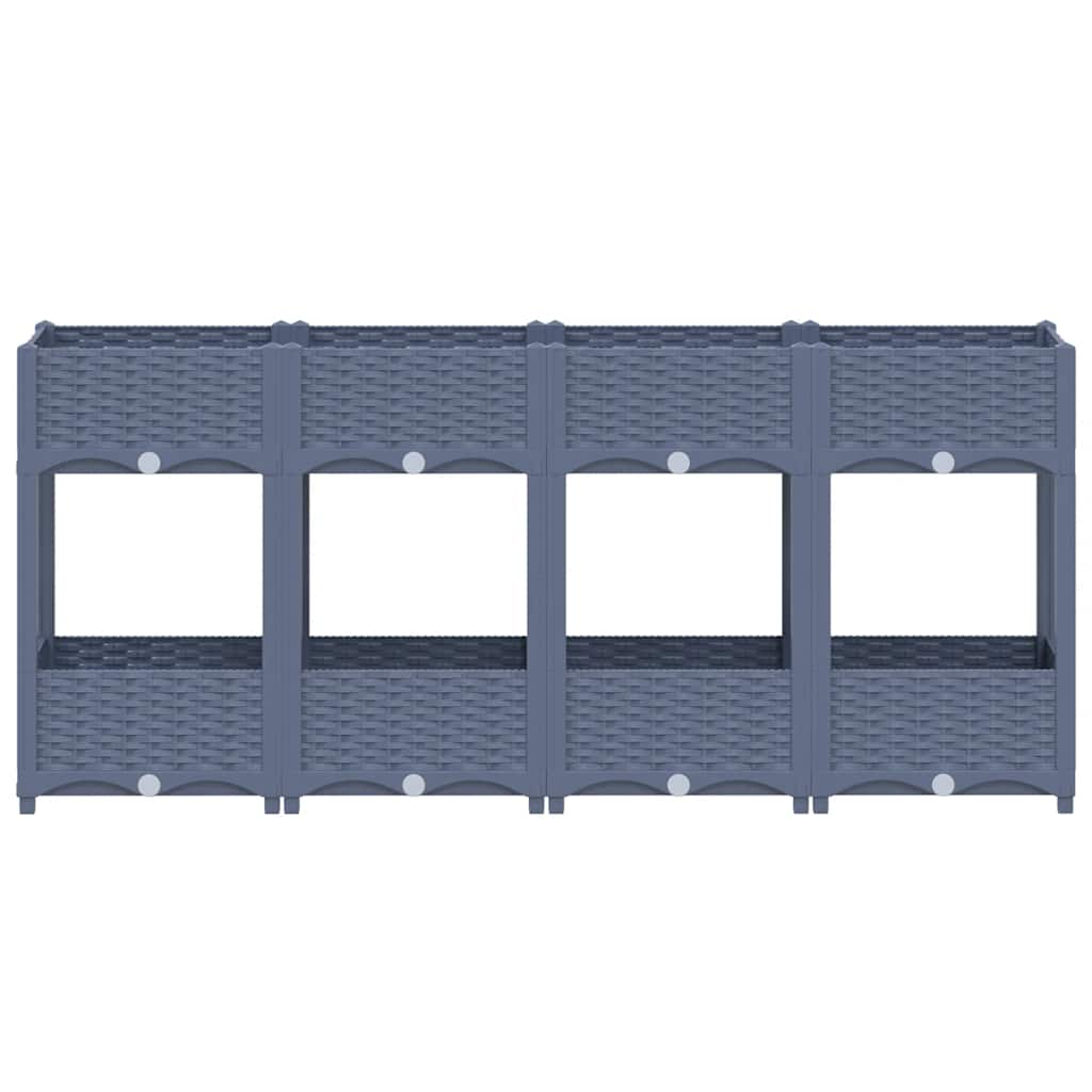 Ζαρντινιέρα 160 x 40 x 71 εκ. από Πολυπροπυλένιο - PAKOBAZAAR