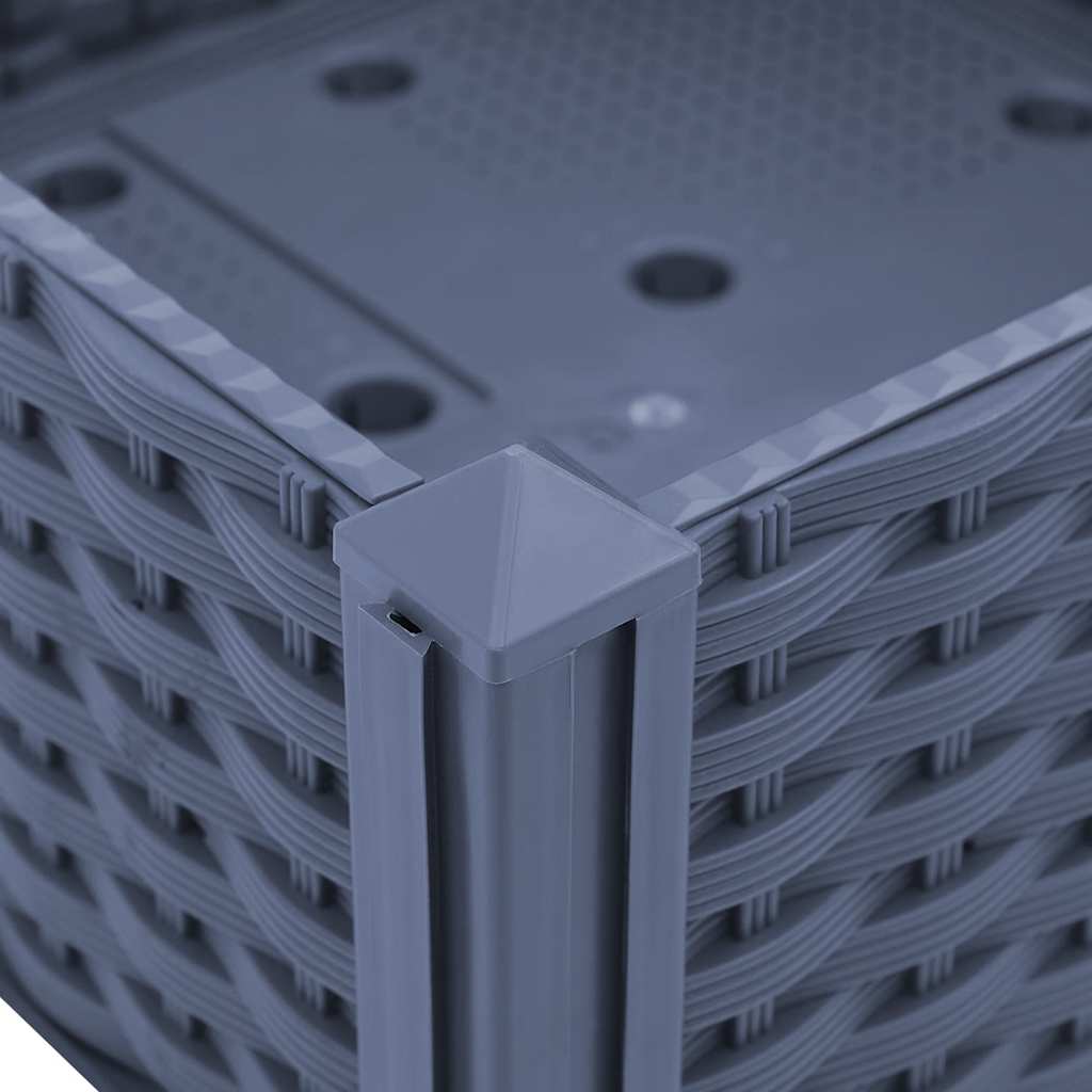 Ζαρντινιέρα 80 x 80 x 38 εκ. από Πολυπροπυλένιο - PAKOBAZAAR