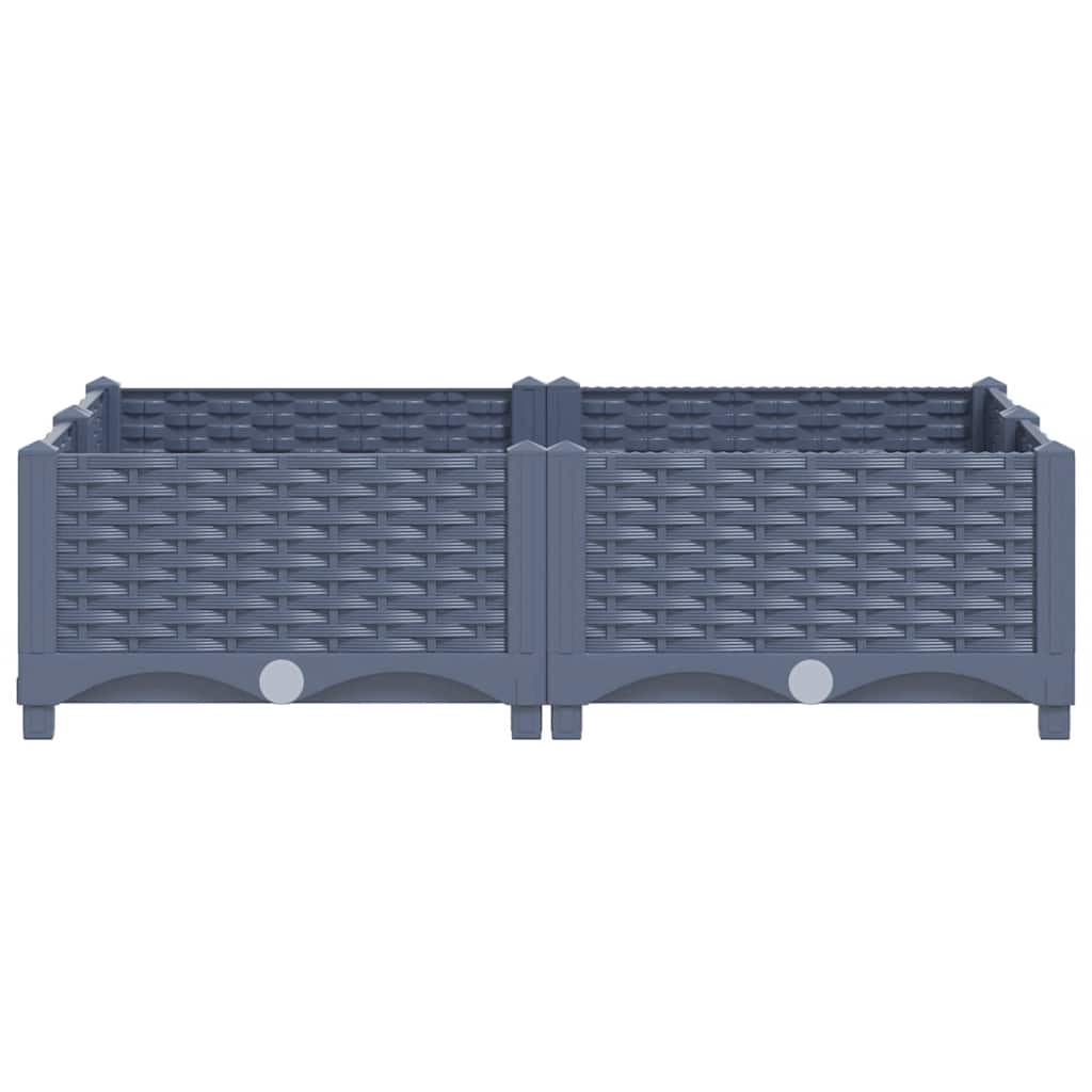 Ζαρντινιέρα 80 x 80 x 23 εκ. από Πολυπροπυλένιο - PAKOBAZAAR