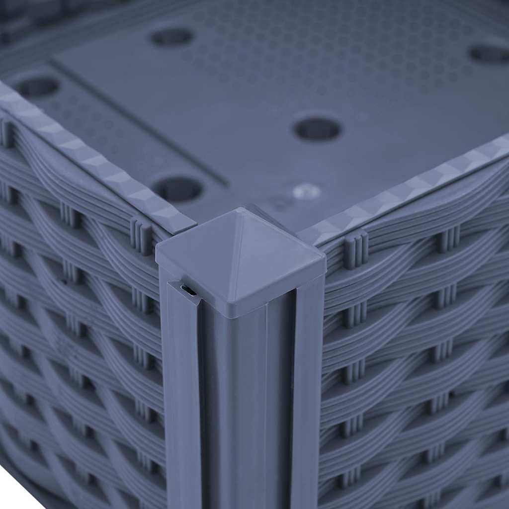 Ζαρντινιέρα 80 x 80 x 23 εκ. από Πολυπροπυλένιο - PAKOBAZAAR