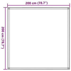 Χαλί Σκηνής Ανθρακί 200 x 200 εκ. - PAKOBAZAAR